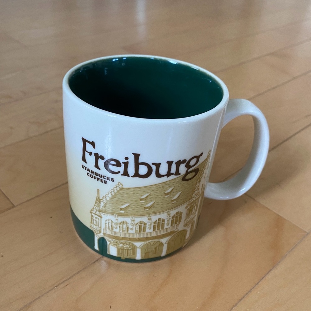 Starbucks 2012 Freiburg Collectors Mug - White and Green